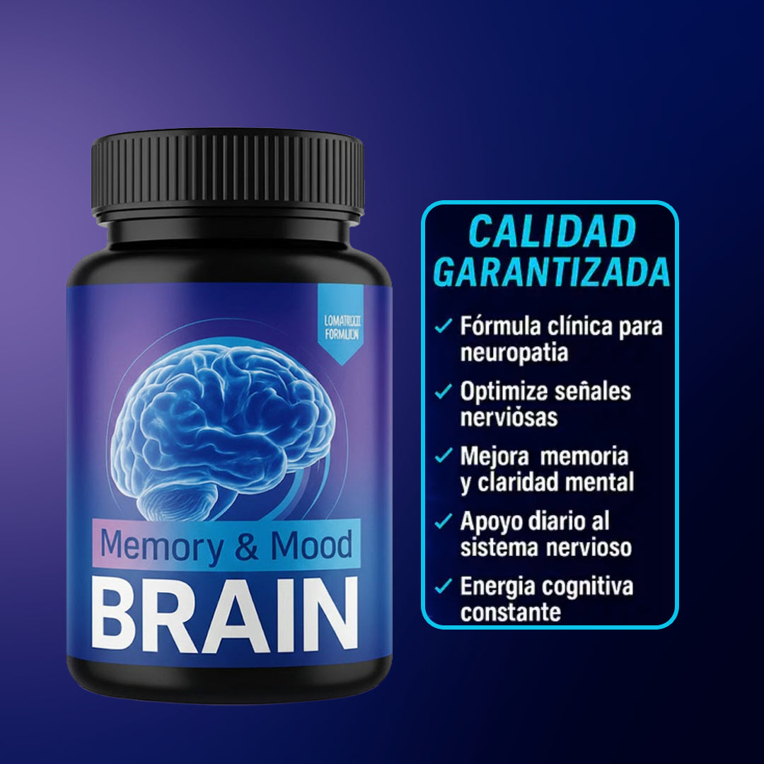 (Super 2x1) Neuro Brain 60 Caps - Alivio Natural de Neuropatia