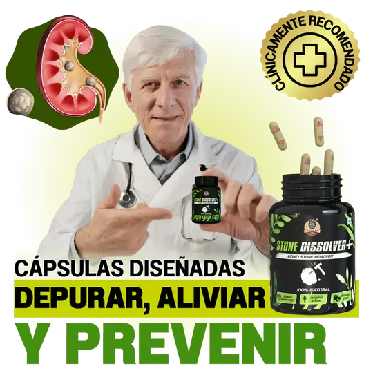 STONE DISSOLVER™ - Disuelve Cálculos, Alivia Dolor y Mejora el Flujo Urinario