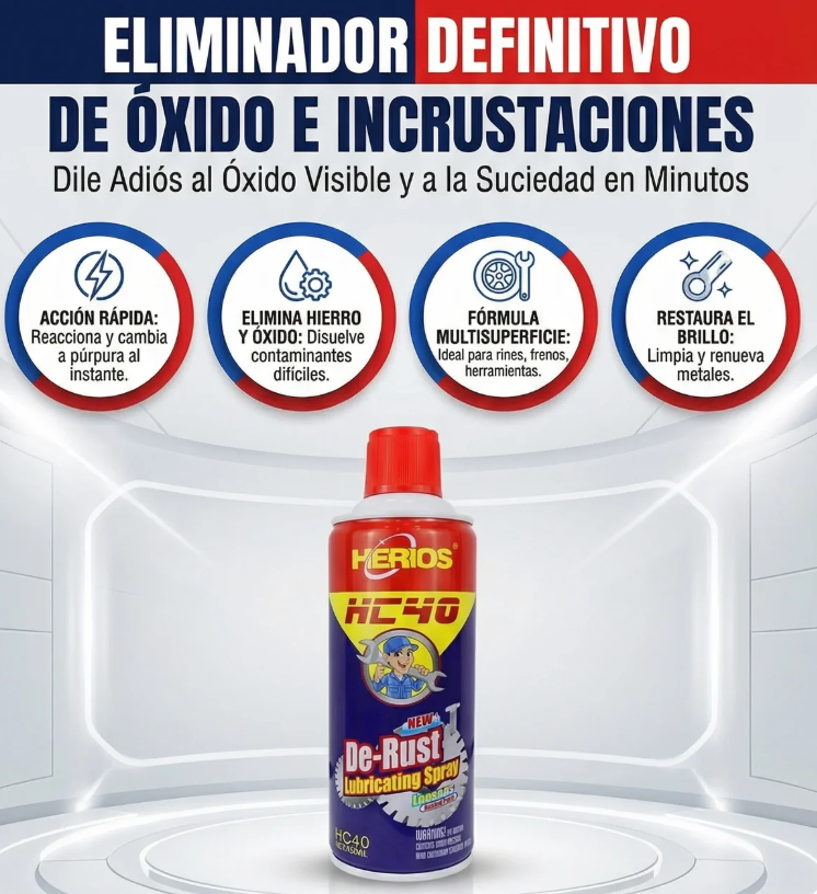 Eliminador de Óxido De-Rust